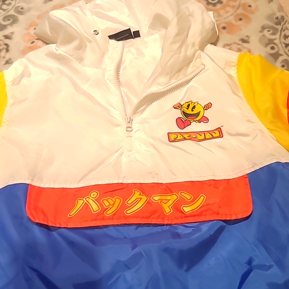 Size small Pac-Man windbreaker